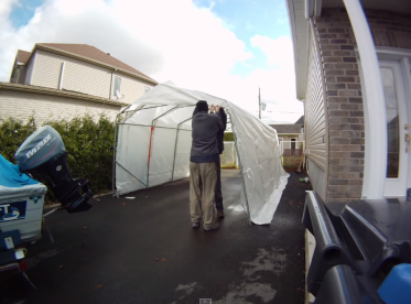 Prparer sa chaloupe pour la protger de l'hiver