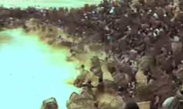 Des pcheurs vident un lac en quelques minutes