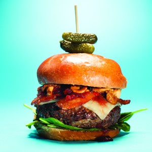 Hamburger suprême d'orignal du Bonavista Social Club