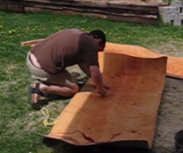 Fabrication de canot d'corce