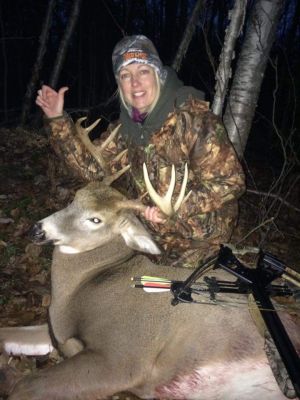1er gros buck de ma femme