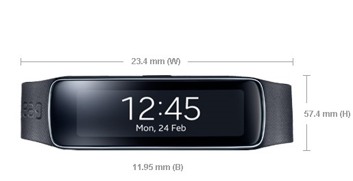 La montre Gear Fit de Samsung