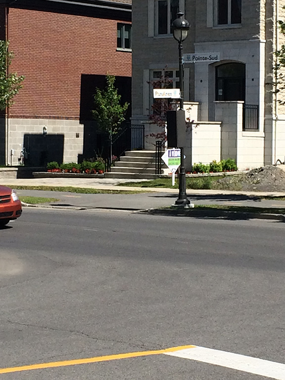 Photo de la croise des Parulines et de Pointe-Sud